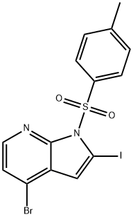4-溴-2-碘-1-对甲苯磺酰基-1H-吡咯并[2,3-B]吡啶