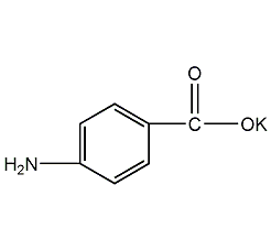 > 对氨基苯甲酸钾