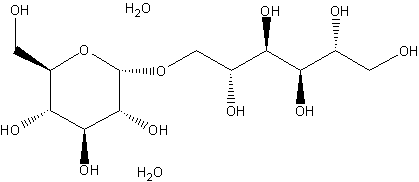 > 1-o-α-d-吡喃葡萄糖-d-甘露糖醇二水合物