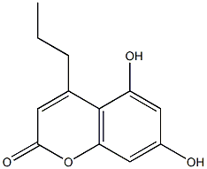 > 5,7-二羟基-4-丙基香豆素