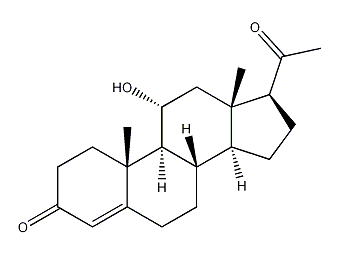 > 11α-羟孕酮