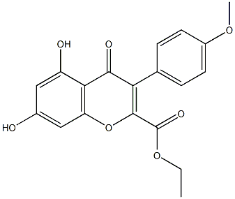 2-乙氧羰基-5,7-二羟基-4"-甲氧基异黄酮