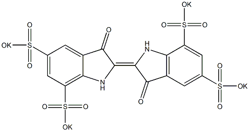 > 靛蓝四磺酸钾