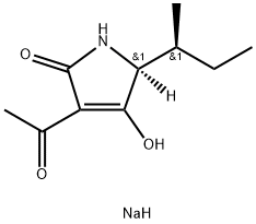 Sodium(5S)-3-acetyl-5-[(S)-1-methylpropyl]-4-hydroxy-3-pyrroline-2-olate