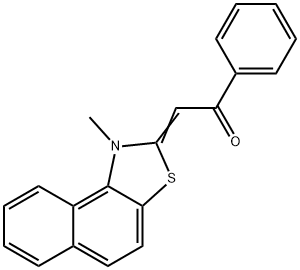 2-(1-methylnaphtho[1,2-d]thiazol-2(1H)-ylidene)-1-phenylethan-1-one