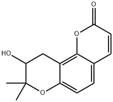 9-HYDROXY-8,8-DIMETHYL-9,10-DIHYDRO-8H-PYRANO2,3-FCHROMEN-2-ONE