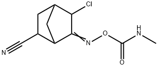 5-Chloro-6-[[(methylaminocarbonyl)oxy]imino]bicyclo[2.2.1]heptane-2-carbonitrile