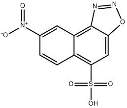 8-硝基萘[1,2-D][1,2,3]恶二唑-5-磺酸