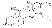 9-Fluoro-11β,17-dihydroxy-16α,21-bis(MethoxyMethoxy)-pregna-1,4-diene-3,20-dione