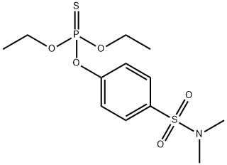 O,O-DIETHYL-O-(4-DIMETHYLSULPHAMONYLPHENYL)PHOSPHOROTHIOATE