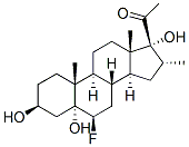 6beta-fluoro-3beta,5alpha,17-trihydroxy-16alpha-methylpregnan-20-one