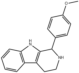 9H-吡啶并(3,4-6)吲哚,1,2,3,4-四氢-1-(对-甲氧苯基)-,盐酸盐