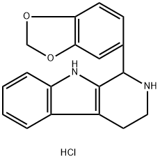 9H-吡啶并(3,4-B)吲哚,1,2,3,4-四氢-1-(1,3-苯并二唑-5-基)-,盐酸盐