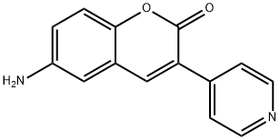 6-Amino-3-(4-pyridyl)coumarin