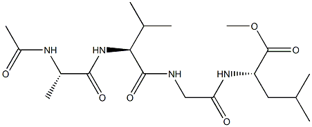 Ac-L-Ala-Val-Gly-L-Leu-OMe