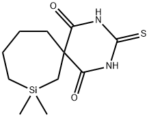 8,8-Dimethyl-3-thioxo-2,4-diaza-8-silaspiro[5.6]dodecane-1,5-dione