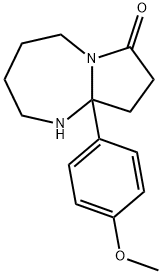 9a-(4-methoxyphenyl)-octahydro-1H-pyrrolo[1,2-a][1,3]diazepin-7-one