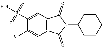 6-chloro-2-cyclohexyl-2,3-dihydro-1,3-dioxo-1H-isoindole-5-sulphonamide