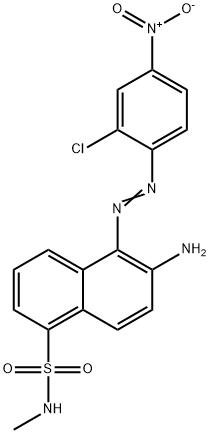 6-amino-5-[(2-chloro-4-nitrophenyl)azo]-N-methylnaphthalene-1-sulphonamide