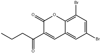 6,8-二溴-3-丁酰基-2H-色烯-2-酮