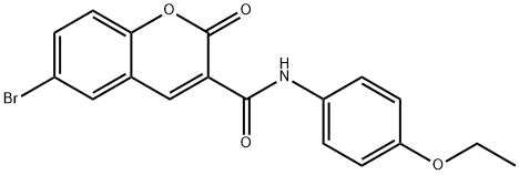 6-bromo-N-(4-ethoxyphenyl)-2-oxo-2H-chromene-3-carboxamide