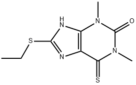 8-(Ethylthio)-3,7-dihydro-1,3-dimethyl-6-thioxo-1H-purin-2(6H)-one