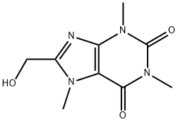 8-(hydroxymethyl)-1,3,7-trimethyl-purine-2,6-dione