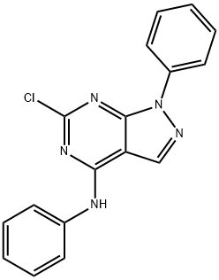 6-CHLORO-N,1-DIPHENYL-1H-PYRAZOLO[3,4-D]PYRIMIDIN-4-AMINE