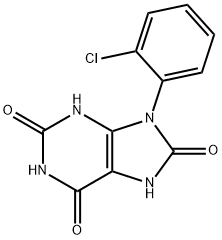 9-(2-chlorophenyl)-3,7-dihydropurine-2,6,8-trione