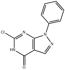 6-CHLORO-1-PHENYL-1,5-DIHYDRO-4H-PYRAZOLO[3,4-D]PYRIMIDIN-4-ONE