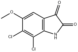 6,7-dichloro-5-methoxy-1H-indole-2,3-dione