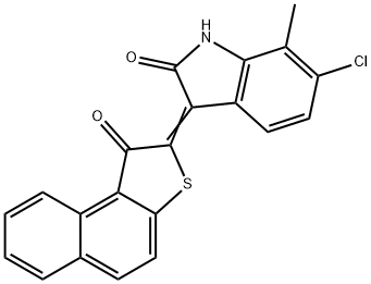 6-Chloro-7-methyl-3-(1-oxonaphtho[2,1-b]thiophen-2(1H)-ylidene)-1H-indol-2(3H)-one