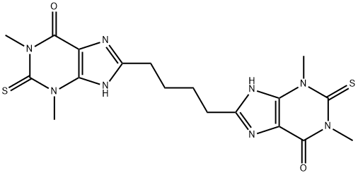 8,8'-Tetramethylenebis(1,2,3,7-tetrahydro-1,3-dimethyl-2-thioxo-6H-purin-6-one)