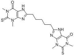 8,8'-(1,5-Pentanediyl)bis(3,7-dihydro-1,3-dimethyl-2-thioxo-6H-purin-6-one)