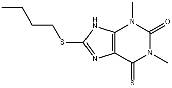 8-Butylthio-1,3-dimethyl-6-thioxo-1,6-dihydro-7H-purin-2(3H)-one