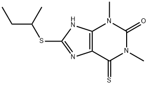 8-[(sec-Butyl)thio]-6,7-dihydro-1,3-dimethyl-6-thioxo-1H-purin-2(3H)-one