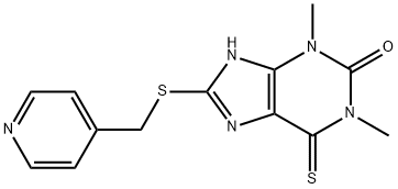 8-[(4-Pyridylmethyl)thio]-3,7-dihydro-1,3-dimethyl-6-thioxo-1H-purin-2-one