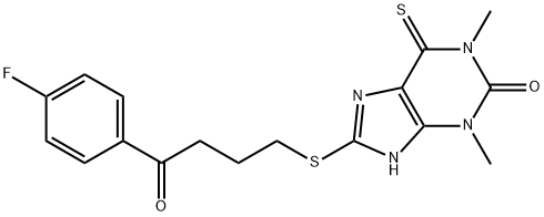 8-[[3-(4-Fluorobenzoyl)propyl]thio]-1,7-dihydro-1,3-dimethyl-6-thioxo-2H-purin-2-one