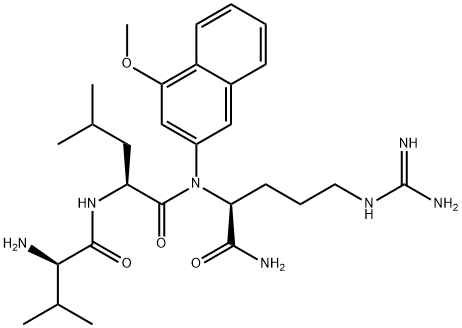 valyl-leucyl-arginine-4-methoxy-2-naphthylamide