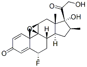 9beta,11beta-epoxy-6alpha-fluoro-17,21-dihydroxy-16beta-methylpregna-1,4-diene-3,20-dione