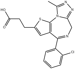 4-(2-氯苯基)-9-甲基-6H-噻吩并[3,2-F][1,2,4]三唑并[4,3-A][1,4]二氮杂卓-2-丙酸