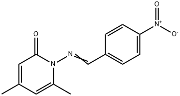 4,6-dimethyl-1-[(4-nitrobenzylidene)amino]-2(1H)-pyridinone