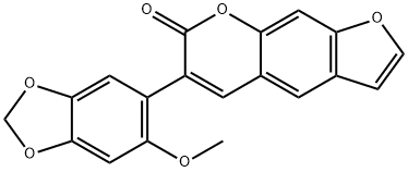 6-(2-Methoxy-4,5-methylenedioxyphenyl)-7H-furo[3,2-g][1]benzopyran-7-one