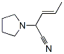 1-Pyrrolidineacetonitrile,alpha-1-propenyl-,(E)-(9CI)