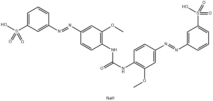 3,3'-[碳酰双[亚胺基(3-甲氧基-4,1-亚苯基)偶氮基]]二苯磺酰钠