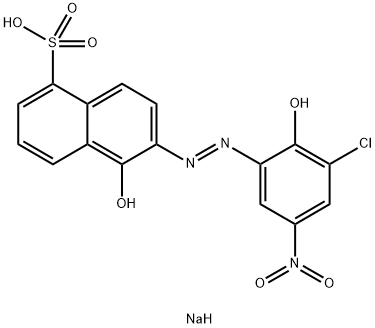 6-[(3-氯-2-羟基-5-硝基苯基)偶氮]-5-羟基-1-萘磺酸单钠盐