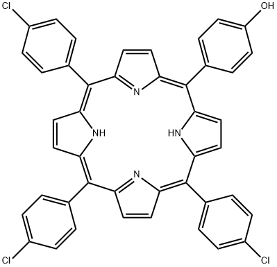 4-(10,15,20-三(4-氯苯基)卟啉-5-基)苯酚