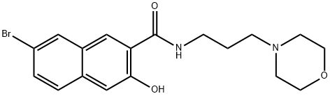 7-溴-3-羟基-N-[3-(吗啉-4-基)丙基]萘-2-甲酰胺