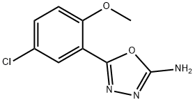 5-(5-氯-2-甲氧苯基)-1,3,4-噁二唑-2-胺