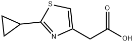 2-(2-环丙基-1,3-噻唑-4-基)乙酸